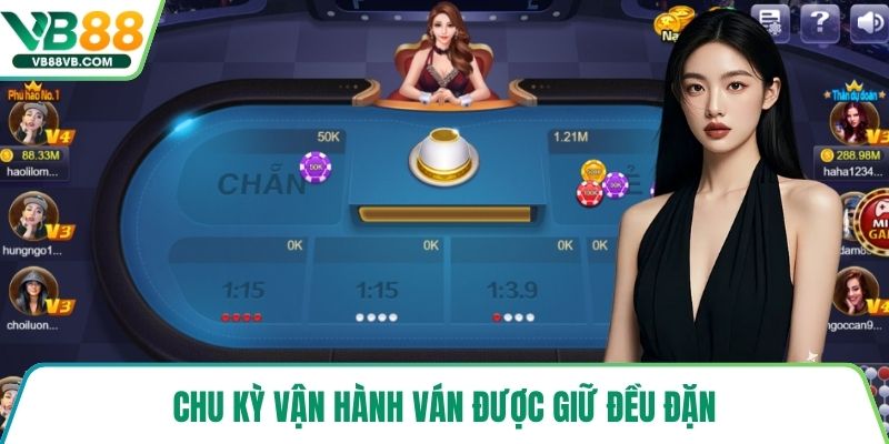 Chu kỳ vận hành ván được giữ đều đặn