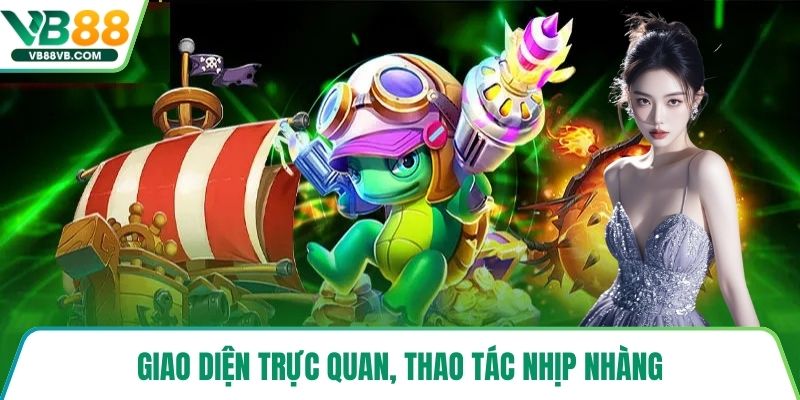 Giao diện trực quan, thao tác nhịp nhàng