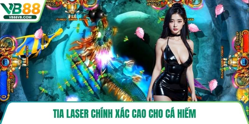 Tia laser chính xác cao cho cá hiếm