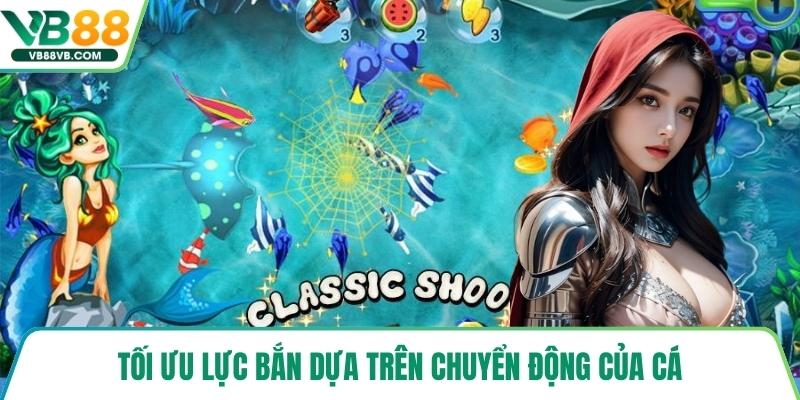 Tối ưu lực bắn dựa trên chuyển động của cá
